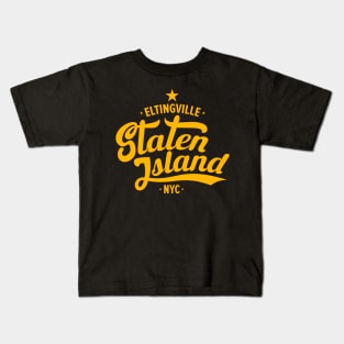 Eltingville Street Vibe - Modern Staten Island Style Kids T-Shirt